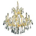 Elegant Lighting Royal Cut Clear Crystal Maria Theresa 9-Light 2801D26G/RC